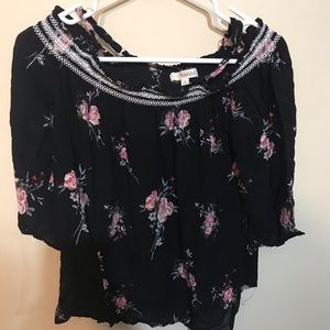 Rewind off the shoulder fashion top